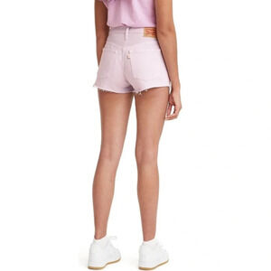 Levi’s 501 Shorts High‎ Rise Cutoffs Denim 100% Cotton Washed Lilac Size 30
